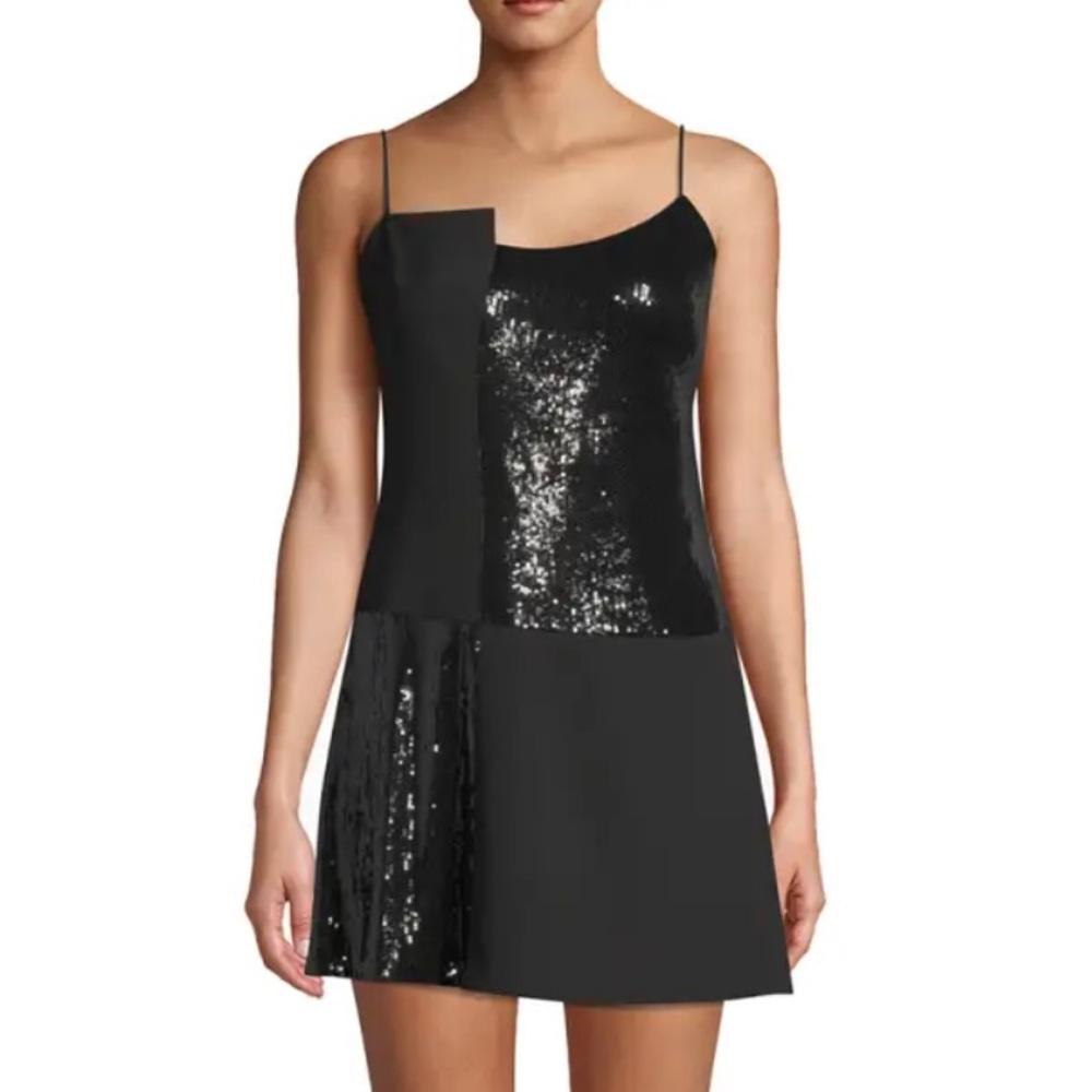 Nicole Miller - Color Block Mini Dress